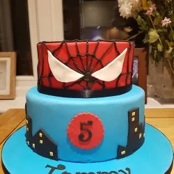 spiderman cake