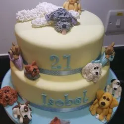 puppy cake